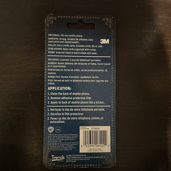 Harry Potter Mobile Wallet Universal | 3 In 1 |Cord Keeper & Stand - Picture 2 of 2